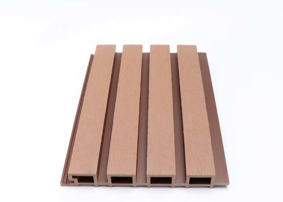 Panneau de mur 3D extérieur voie de garage en bois de mur du grain WPC de 140mm - de 160mm