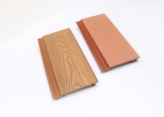 panneau de mur extérieur de l'extrusion WPC du panneau de mur de 219x26mm WPC 2900x216x26mm Co