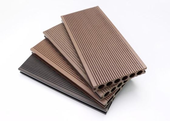 Plancher extérieur solide de Wpc de conseil composé de plastique en bois de Decking de WPC