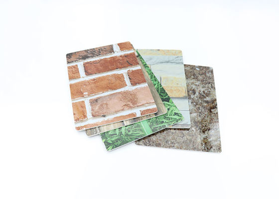 Panneaux de marbre UV de PVC de feuille décorative intérieure imperméable de marbre 2mm - 5mm