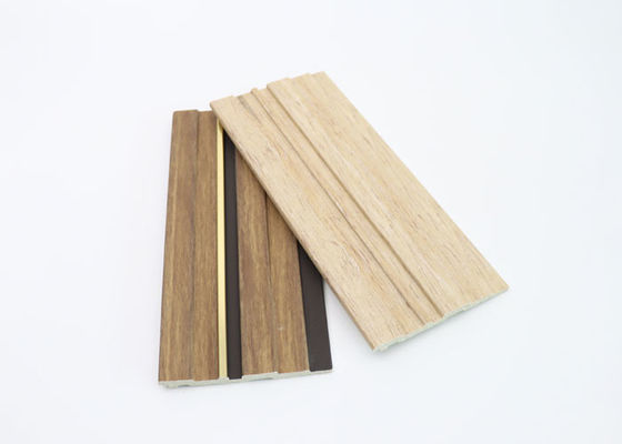 La couleur en bois Arabie Saoudite a tuyauté le panneau de mur intérieur de picoseconde pour la décoration intérieure