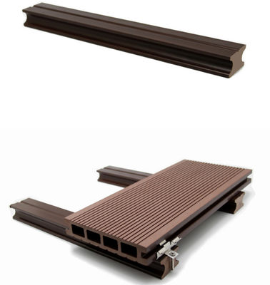 Imperméabilisez non le plancher machiné par Decking extérieur en bois de chêne du glissement WPC