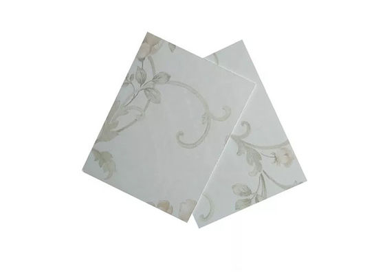Haute feuille de marbre UV brillante de PVC de feuille imperméable de marbre pour les murs intérieurs