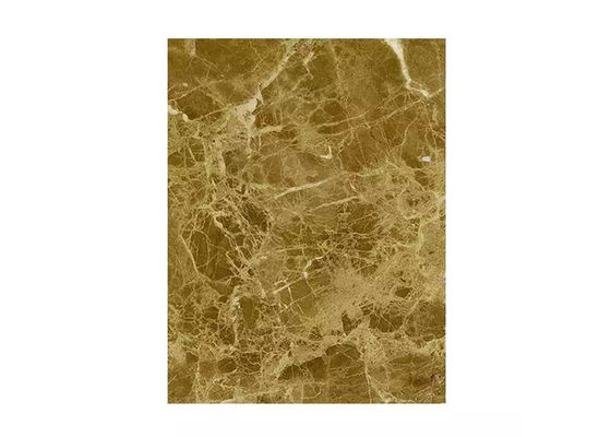 Feuille 3D de marbre de PVC de décor de murs intérieurs imprimant le conseil UV