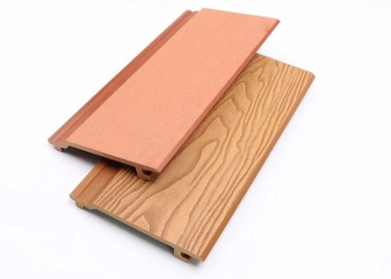 Panneaux de mur composés en plastique en bois extérieurs d'extérieur de revêtement de décoration du panneau de mur 26mm