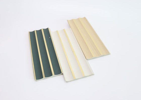 Panneau de mur facile cannelé en plastique décoratif intérieur de picoseconde d'installation de panneau de mur
