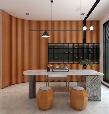 le panneau de mur de polystyrène d'épaisseur de 12mm a stratifié Garin Color en bois
