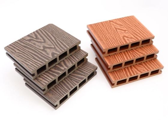 Conseil composé de Decking WPC de Co de cavité extérieure de Decking de l'extrusion