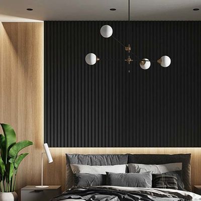 Les panneaux de mur décoratifs intérieurs de WPC faciles installent le bureau d'hôtel de conception moderne