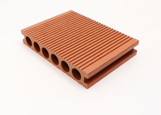 Panneau imperméable du mur WPC de PVC de jardin pour l'anti décoration extérieure de glissement écologique