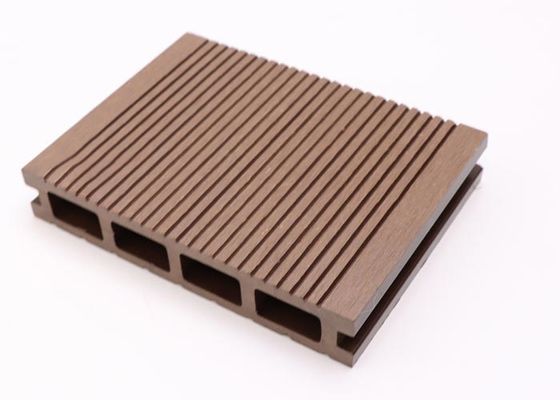 Panneau imperméable du mur WPC de PVC de jardin pour l'anti décoration extérieure de glissement écologique