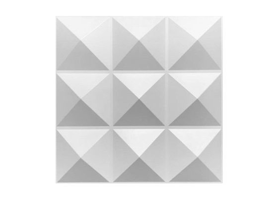 Or brillant décoratif intérieur imperméable Diamond Design des panneaux de mur 3D de PVC 1mm