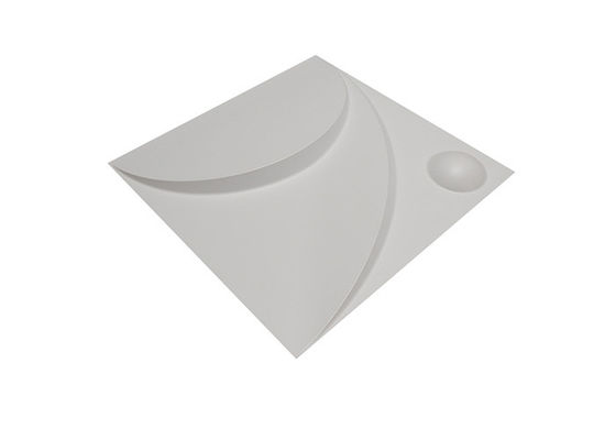 Or brillant décoratif intérieur imperméable Diamond Design des panneaux de mur 3D de PVC 1mm
