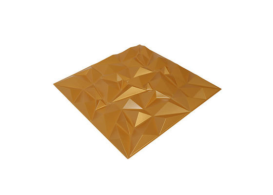 Panneaux de mur 3D décoratifs imperméables de protection contre l'incendie 19.7x19.7inch