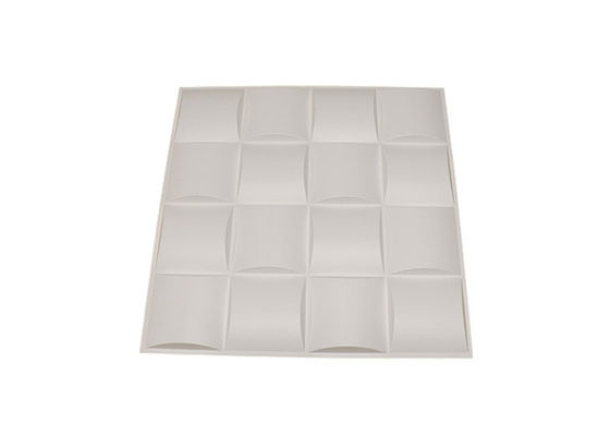 maison décorative Diamond Gold Wall Panel de PVC de panneaux de mur 3D de 500x500mm