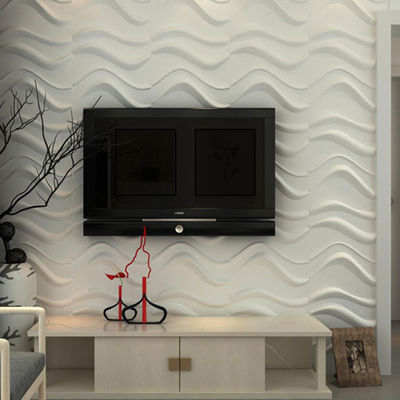 panneau décoratif de mur de PVC de panneau de décoration de mur intérieur de panneau de mur 3D moderne
