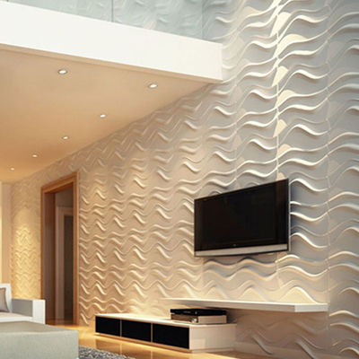 Panneau de mur de PVC des panneaux de mur d'Art Wall Panel Geometric Decorative 3D 3D