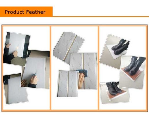 Matériau de construction à la maison décoratif intérieur de salle de bains de plafond de PVC de mur à haute brillance de panneau