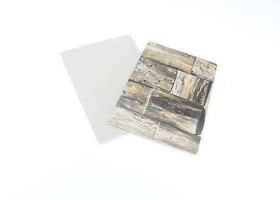 feuille UV translucide de PVC de tuile composée de marbre de PVC de 1220x2800mm