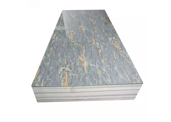 feuille UV translucide de PVC de tuile composée de marbre de PVC de 1220x2800mm