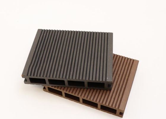 Plate-forme composée WPC du glissement WPC de plancher machinée par extrusion de Co anti extérieure