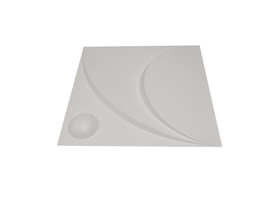 Panneau de mur 3D intérieur décoratif de maison imperméable de résine de PVC pour des murs