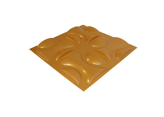 Panneau de mur 3D intérieur décoratif de maison imperméable de résine de PVC pour des murs