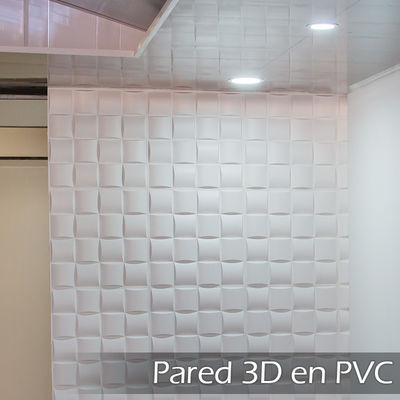 Panneaux de mur 3D décoratifs extérieurs d'intérieur