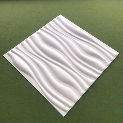 PVC 100% intérieur à la maison décoratif de conception moderne de panneaux de mur 3D de 50x50cm