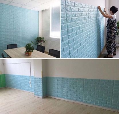 papier peint auto-adhésif de papier peint de mousse du PE 3D pour la décoration à la maison