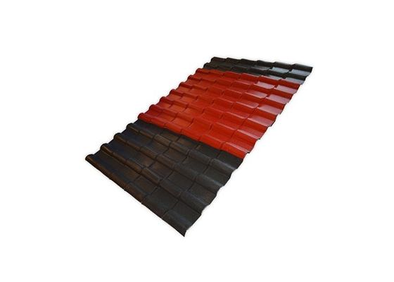 La tuile de toit de PVC d'ASA Synthetic Resin a ridé les feuilles couvrantes en plastique d'UPVC