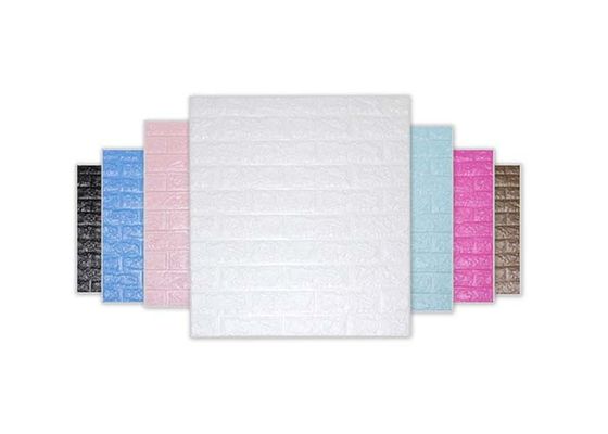 Papier peint fort de mousse de brique de vinyle de la viscosité 3D pour la décoration de mur