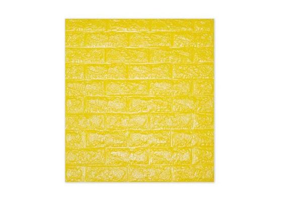 Papier peint fort de mousse de brique de vinyle de la viscosité 3D pour la décoration de mur