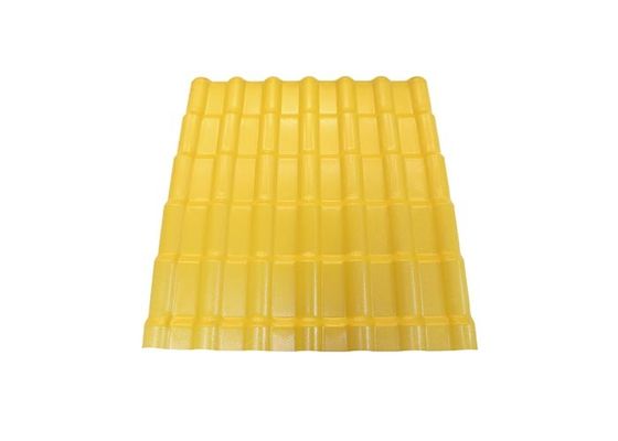 La tuile de toit de PVC de résine en plastique facile installent des tuiles de toit pour le décor de toit d'usine