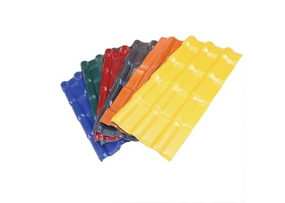 La tuile de toit de PVC de résine en plastique facile installent des tuiles de toit pour le décor de toit d'usine