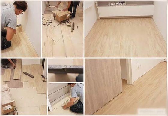 le couplage de plancher de 4mm 3.5mm cliquent sur 4mm que le vinyle SPC cliquent sur parquetant les tuiles d'intérieur