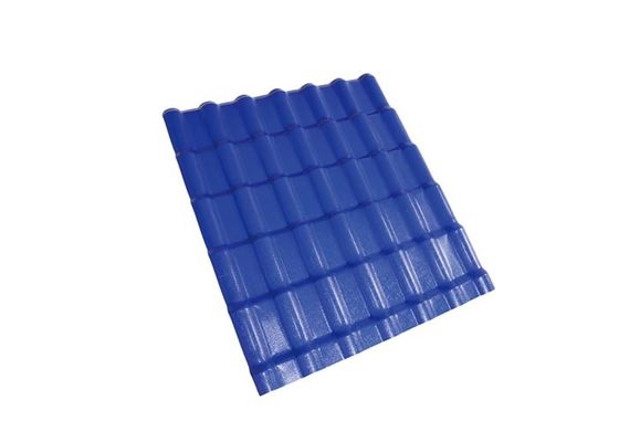 Décoration extérieure ignifuge de tuile composée en plastique de PVC Red Roof