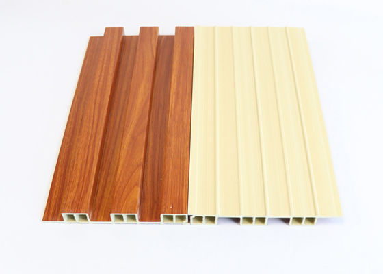 La texture en bois a tuyauté le panneau de mur de Wpc 160 * 24 * 2900mm décoratifs imperméables