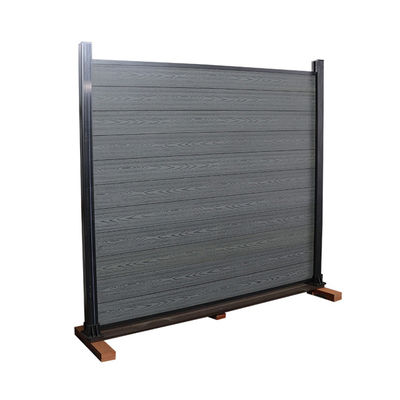 Le bois de construction en plastique WPC composé clôturent résistant UV de Panels Sustainable