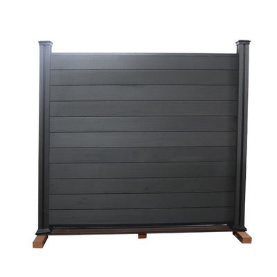 Wpc composé en plastique en bois clôturent Panels Waterproof Outdoor 180 * 25mm