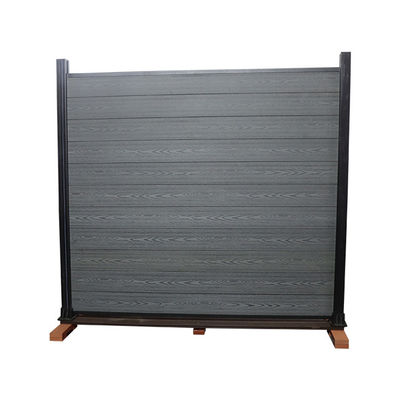 barrière Panels Embossed Co - panneaux à la maison extérieurs de 1.8m x de 1.8m Wpc d'extrusion