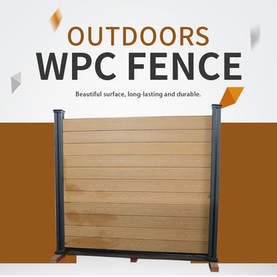 Panneaux de clôture en WPC résistant au feu durables pour l' extérieur Facile à installer