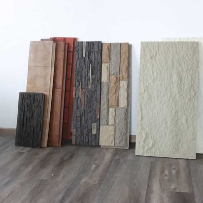 Le champignon de panneau de mur en pierre d'unité centrale de Faux ignifugent 3mm 1220 * 2440mm