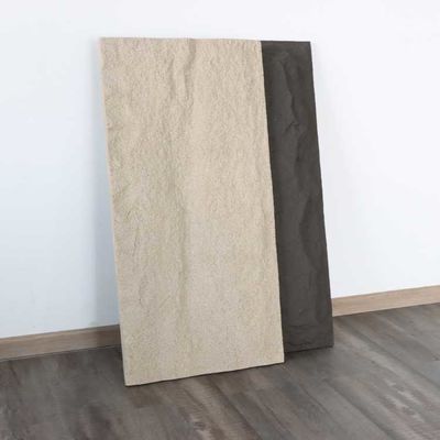 Faux en pierre de panneau d'unité centrale de dalle épaisse facile à installer pour le décor de mur 120 * 60cm 3cm