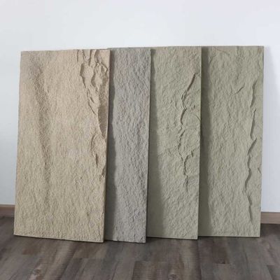 Faux en pierre de panneau d'unité centrale de dalle épaisse facile à installer pour le décor de mur 120 * 60cm 3cm