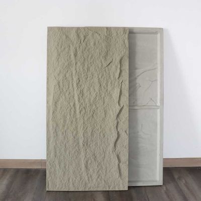 Faux en pierre de panneau d'unité centrale de dalle épaisse facile à installer pour le décor de mur 120 * 60cm 3cm