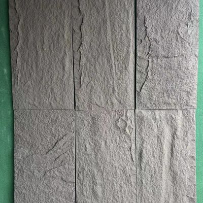 Polyuréthane rapide de pierre de champignon de panneau de mur en pierre de Faux d'unité centrale d'installation 1200 * 600mm