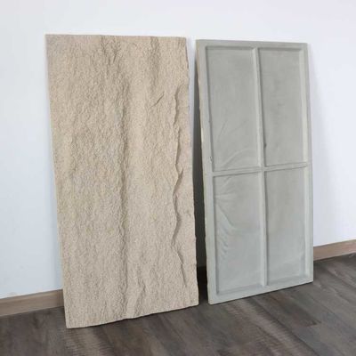 pierre décorative de luxe de simulation de décor de panneau de mur en pierre de champignon d'unité centrale de 120 * de 60cm