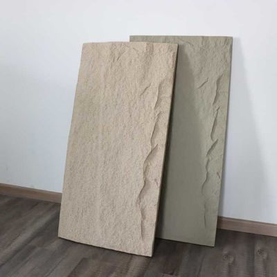 Panneau de mur en pierre de luxe d'intérieur de Faux d'unité centrale 3D imperméable 100mm décoratif
