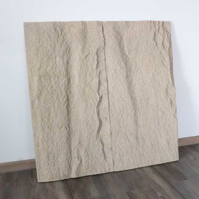 Panneau de mur en pierre de luxe d'intérieur de Faux d'unité centrale 3D imperméable 100mm décoratif